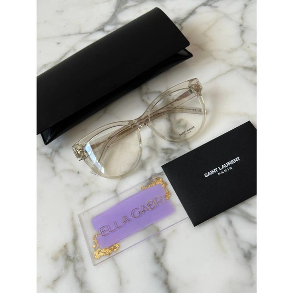 NEW Saint Laurent SLM108 OPT Clear Eyeglasses Frames - Picture 3 of 10